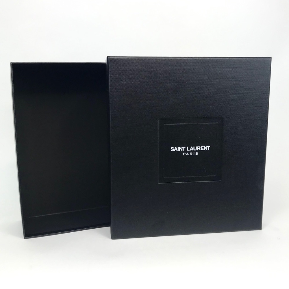 Saint Laurent Authentic Black Shoe & Gift Box